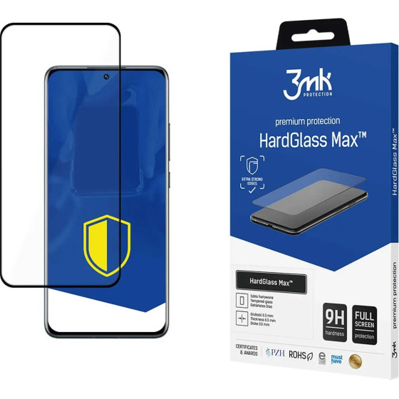 3mk Protection 9H 3mk HardGlass Max(TM) glass for Xiaomi 12 / 12X - (140990-0)