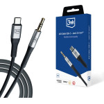 3mk Protection Accessories - 3mk AUX Cable USB-C - Jack 3.5 mm - (151206-0)