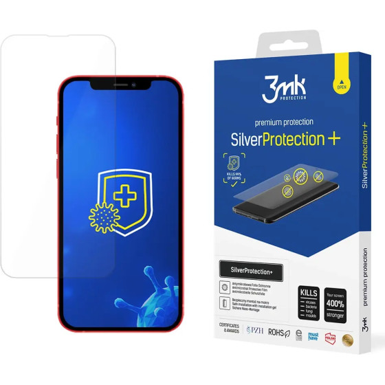 3mk Protection Antibacterial screen protector for iPhone 13 from the 3mk Silver Protection+ series - (135577-0)