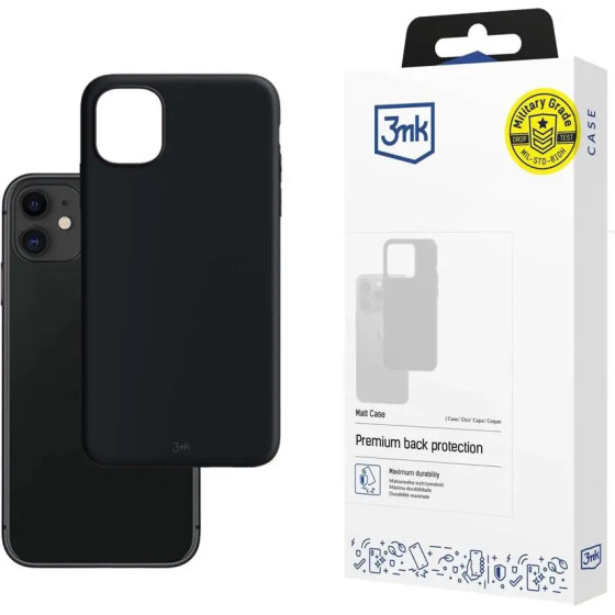 3mk Protection Apple iPhone 11 - 3mk Matt Case black - (108040-0)