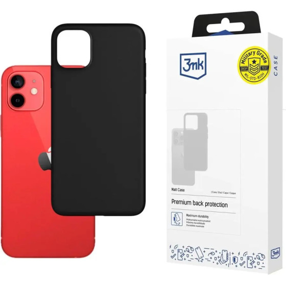 3mk Protection Apple iPhone 12 Mini - 3mk Matt Case black - (108043-0)