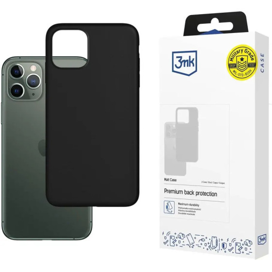 3mk Protection Apple iPhone 12 Pro Max - 3mk Matt Case black - (108044-0)