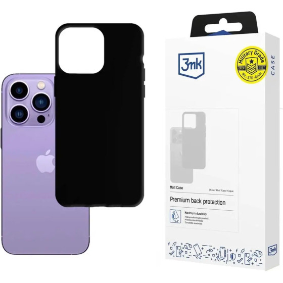 3mk Protection Apple iPhone 14 Pro - 3mk Matt Case black - (143908-0)