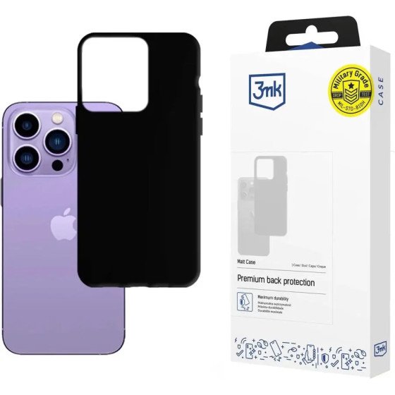 3mk Protection Apple iPhone 14 Pro Max - 3mk Matt Case black - (143876-0)