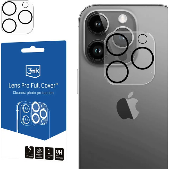 3mk Protection Apple iPhone 14 Pro/14 Pro Max - 3mk Lens Pro Full Cover - (151068-0)
