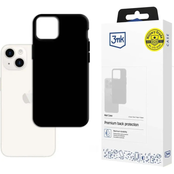 3mk Protection Apple iPhone 15 - 3mk Matt Case black - (151045-0)