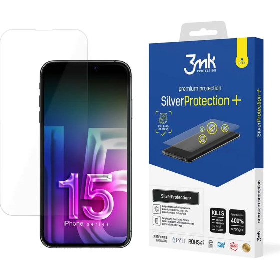 3mk Protection Apple iPhone 15 - 3mk SilverProtection+ - (152093-0)