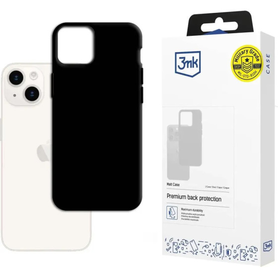 3mk Protection Apple iPhone 15 Plus - 3mk Matt Case black - (151049-0)