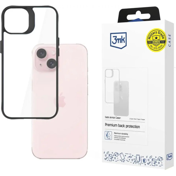 3mk Protection Apple iPhone 15 Plus - 3mk Satin Armor Case+ - (151056-0)