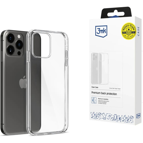 3mk Protection Apple iPhone 15 Pro - 3mk Clear Case - (151043-0)