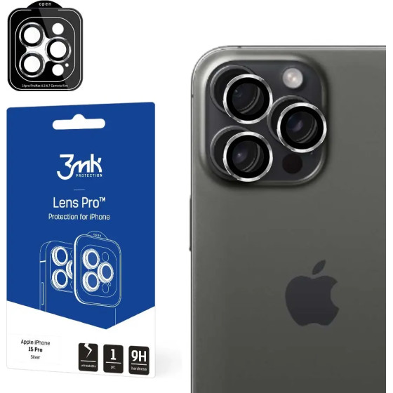 3mk Protection Apple iPhone 15 Pro - 3mk Lens Protection Pro - (151412-0)