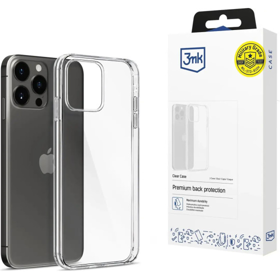 3mk Protection Apple iPhone 15 Pro Max - 3mk Clear Case - (151036-0)