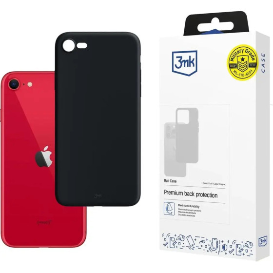 3mk Protection Apple iPhone SE 2020/2022 - 3mk Matt Case black - (108053-0)