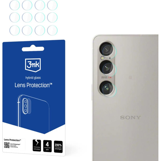 3mk Protection Camera Cover 3mk Lens Protection for Sony Xperia 1 VI - (W-3LenProt-SXP1VI-0)