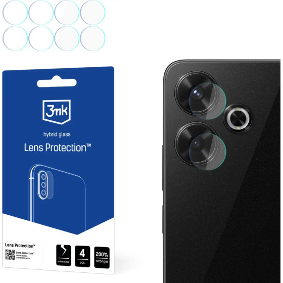 3mk Protection Camera Cover 3mk Lens Protection for Xiaomi Redmi 13 4G - (W-3LenProt-RE134G-0)