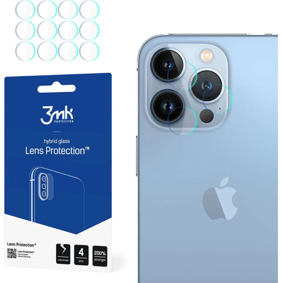 3mk Protection Camera glass for iPhone 13 Pro 7H for 3mk Lens Protection series lens - (138420-0)