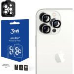 3mk Protection Camera Glass for iPhone 14 Pro Max / 14 Pro 9H for 3mk Lens Protection Pro Series Lens - Silver - (144626-0)