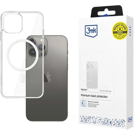 3mk Protection Case for iPhone 13 Pro Max compatible with MagSafe series 3mk MagCase - transparent - (141264-0)