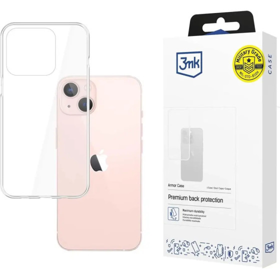 3mk Protection Case for iPhone 14 Plus from the 3mk Armor Case series - transparent - (143891-0)