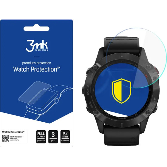 3mk Protection Garmin Fenix 6 Pro - 3mk Watch Protection(TM) v. FlexibleGlass Lite - (114323-0)