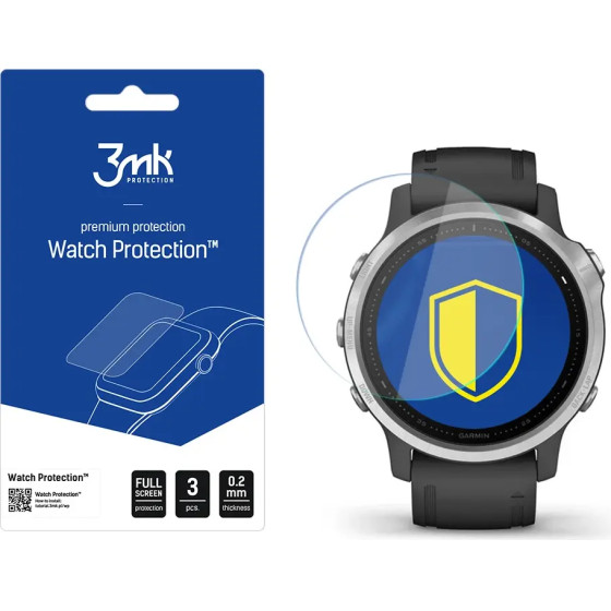 3mk Protection Garmin Fenix 6s - 3mk Watch Protection(TM) v. FlexibleGlass Lite - (108933-0)