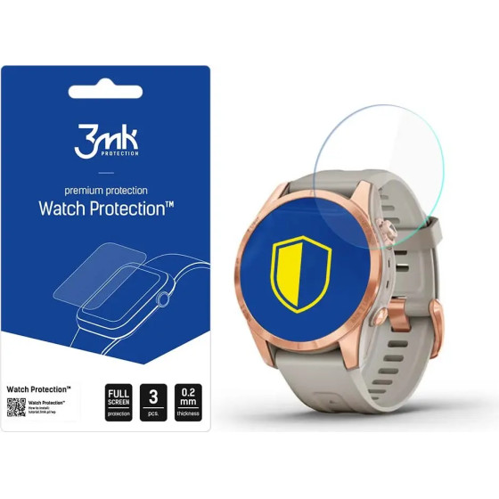 3mk Protection Garmin Fenix 7S Pro Solar - 3mk Watch Protection(TM) v. FlexibleGlass Lite - (151125-0)