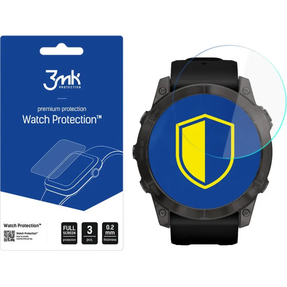 3mk Protection Garmin Fenix 7 - 3mk Watch Protection(TM) v. FlexibleGlass Lite - (141370-0)