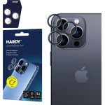 3mk Protection Hardy Lens Protection Pro Black Glass for Camera Objects on Apple iPhone 16 Pro / 16 Pro Max - Black - (157402-0)