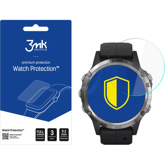 3mk Protection Hybrid Glass 3mk Watch Protection FlexibleGlass for Garmin Fenix 5 Plus - (137757-0)