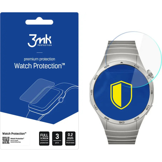 3mk Protection Hybrid Glass 3mk Watch Protection FlexibleGlass for Huawei Watch GT 4 46mm - (152720-0)