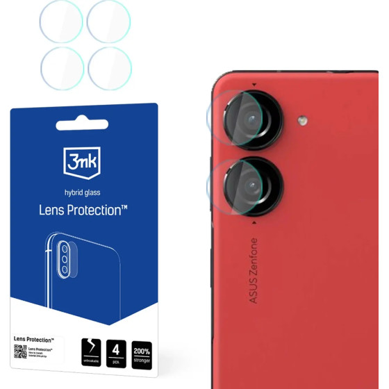 3mk Protection Hybrid glass for camera lens 3mk Lens Protection for Asus Zenfone 10 - (W-3LenProt-MODE435-0)
