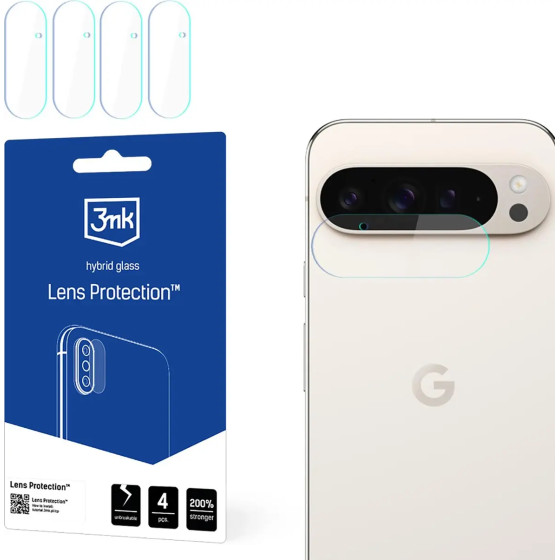 3mk Protection Hybrid Glass for Camera Lens 3mk Lens Protection for Google Pixel 9 Pro XL - (W-3LenProt-GPX9X-0)