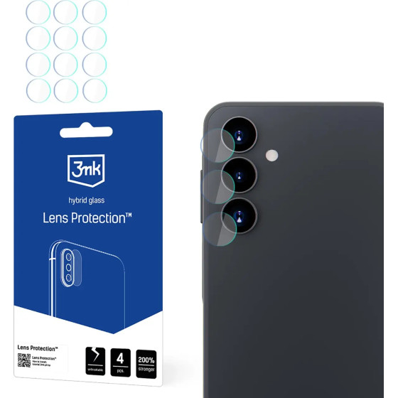 3mk Protection Hybrid Glass for Camera Lens 3mk Lens Protection for Samsung Galaxy A16 - (W-3LenProt-SAMGA16-0)