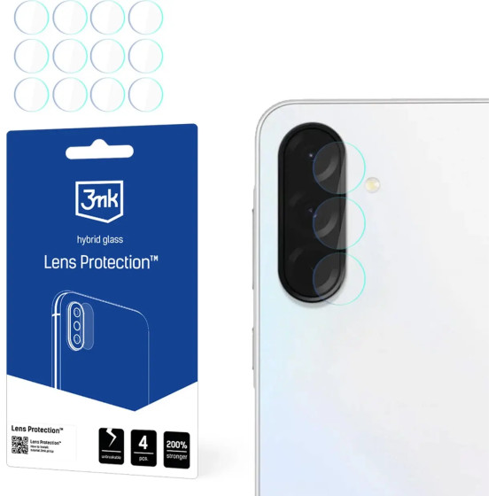 3mk Protection Hybrid Glass for Camera Lens 3mk Lens Protection for Samsung Galaxy A36 5G - (W-3LenProt-SGA365G-0)