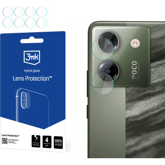 3mk Protection Hybrid Glass for Camera Lens 3mk Lens Protection for Xiaomi Poco M7 Pro 5G - (W-3LenProt-PM7P-0)