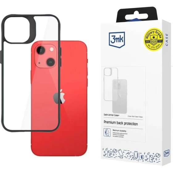 3mk Protection iPhone 13 mini 3mk Satin Armor Case+ series - black - (138966-0)