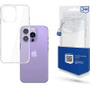 3mk Protection iPhone 14 Pro silicone case from the 3mk Clear Case series - transparent - (143916-0)