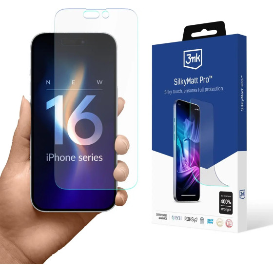 3mk Protection Matte foil 3mk Silky Matt Pro for iPhone 16 Plus - (W-3SlMatPr-AiP16Plu-0)