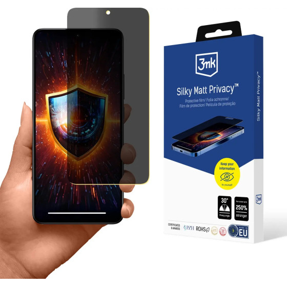 3mk Protection Matte privacy film 3mk Silky Matt Privacy for Xiaomi 13T/13T Pro - (W-3SlMatPv-Xmi13TP-0)