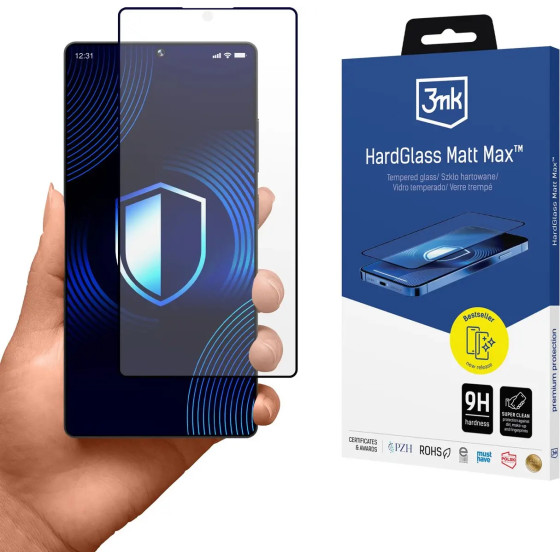 3mk Protection Matte tempered glass 3mk HardGlass Matt Max for Samsung Galaxy S25 Ultra - (W-3HGMtMx-SGS25U-0)