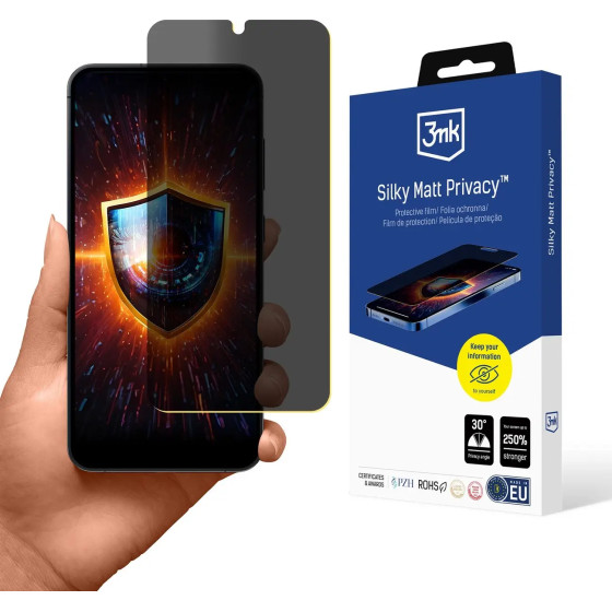 3mk Protection Privacy Film 3mk Silky Matt Privacy for Samsung Galaxy S25 - (W-3SlMatPv-SGS25-0)