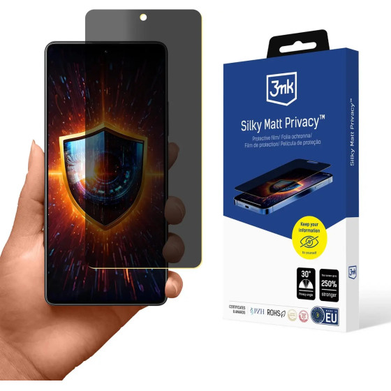 3mk Protection Privacy Film 3mk Silky Matt Privacy for Xiaomi Poco M7 Pro 5G - (W-3SlMatPv-PM7P-0)
