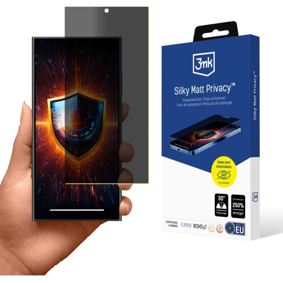 3mk Protection Privacy film matte 3mk Silky Matt Privacy for Samsung Galaxy S24 Ultra - (W-3SlMatPv-SaS24U-0)