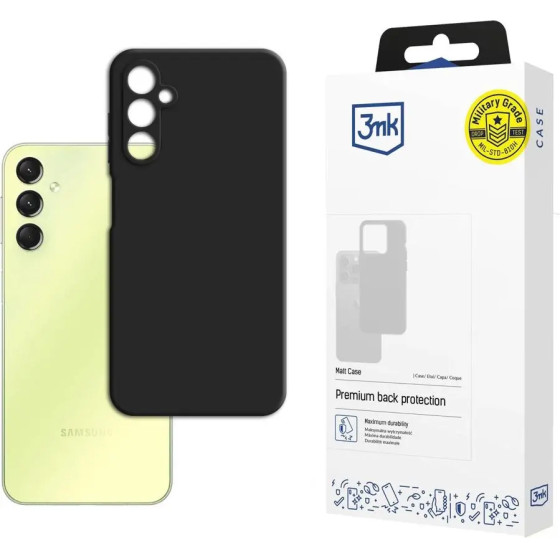 3mk Protection Samsung Galaxy A25 5G - 3mk Matt Case black - (151407-0)