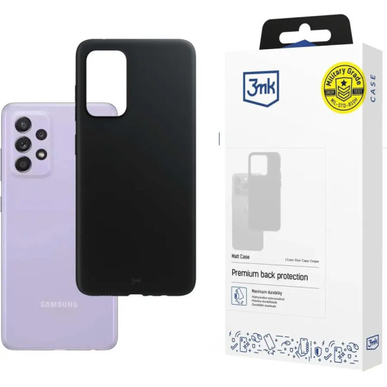 3mk Protection Samsung Galaxy A52 4G/5G A52s 5G - 3mk Matt Case black - (132525-0)