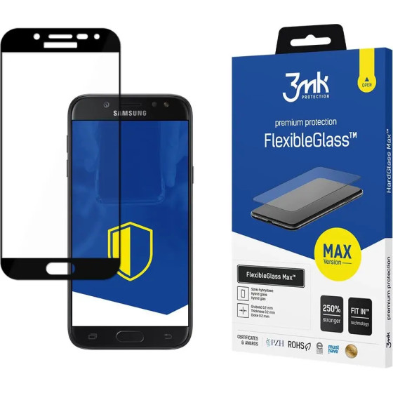 3mk Protection Samsung Galaxy J5 2017 Black - 3mk FlexibleGlass Max(TM) - (3mk FlexibleGlass Max Black(107)-0)