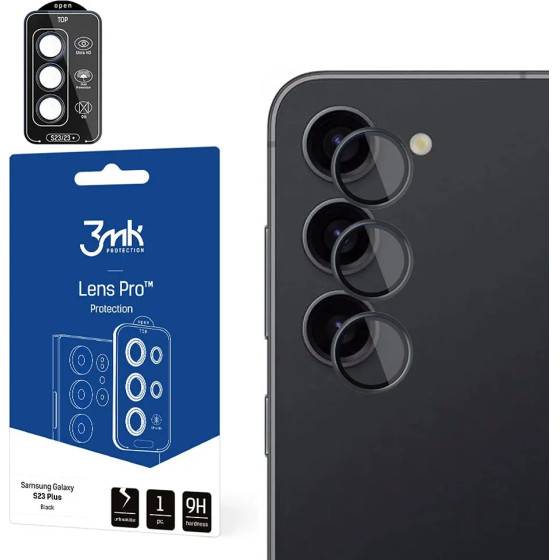 3mk Protection Samsung Galaxy S23 5G - 3mk Lens Protection Pro Black - (147190-0)