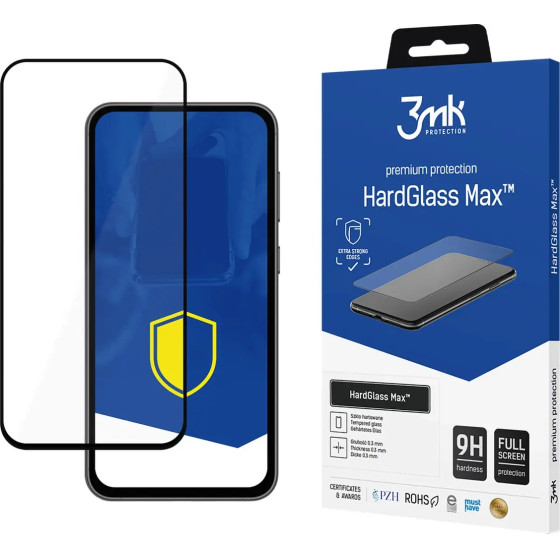 3mk Protection Samsung Galaxy S23 FE - 3mk HardGlass Max(TM) - (151888-0)