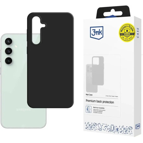 3mk Protection Samsung Galaxy S23 FE - 3mk Matt Case black - (151404-0)