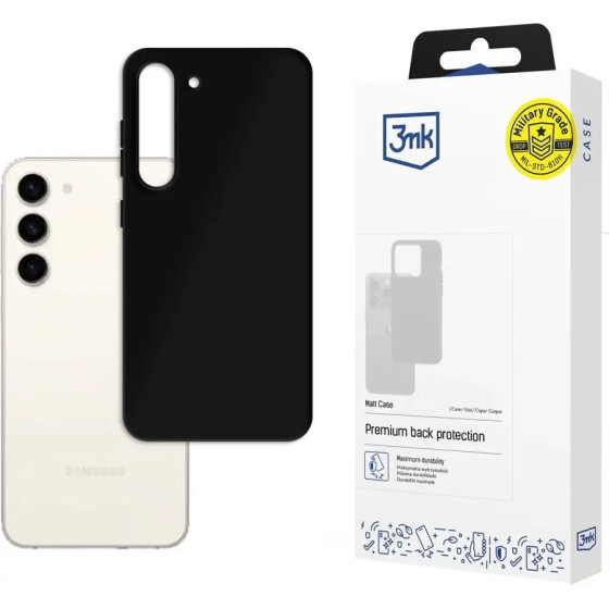 3mk Protection Samsung Galaxy S23 Plus - 3mk Matt Case black - (146502-0)